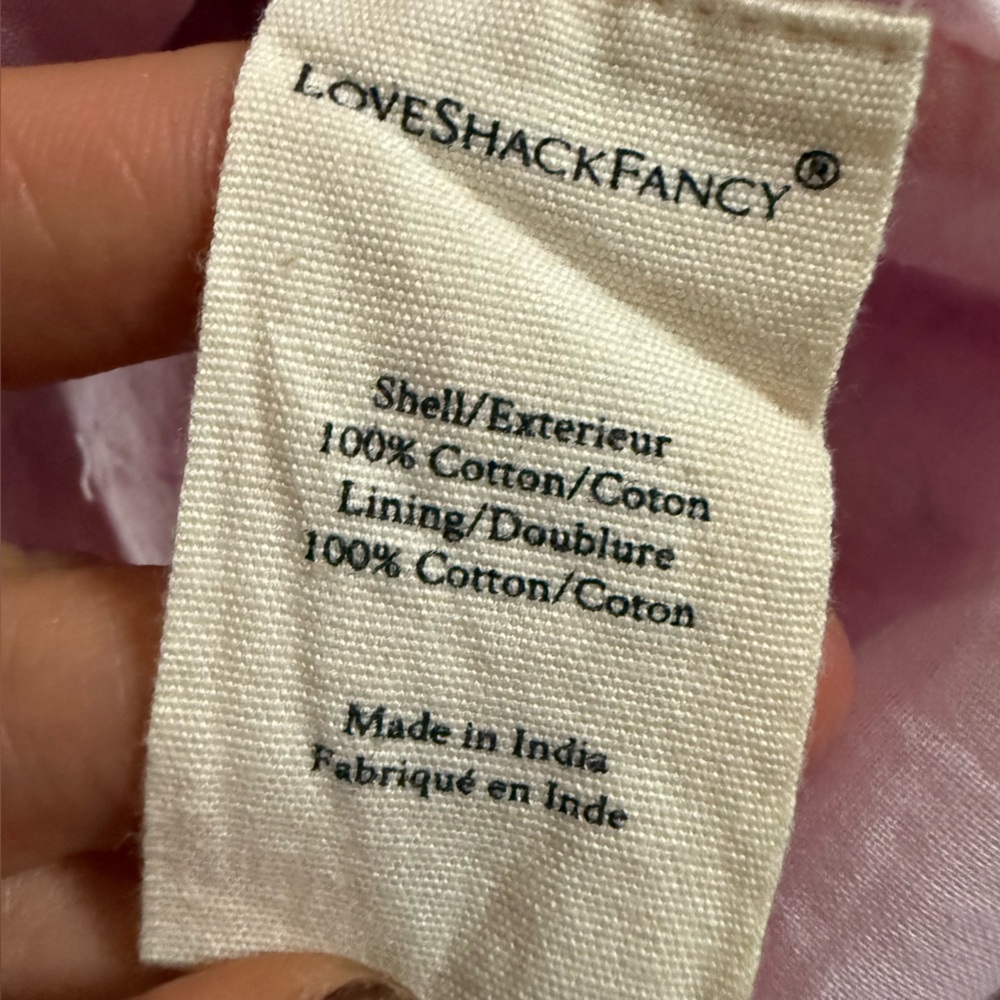 LoveShackFancy Cairo mini skirt pink purple floral tiered ruffled embroidered XS - Picture 4 of 12